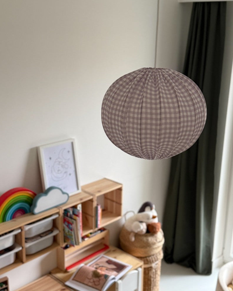 Lampunvarjostin, Pumpkin, Muslin Lilac