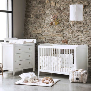 Maison Charlotte, Pinnasänky + Lipasto, Opera White