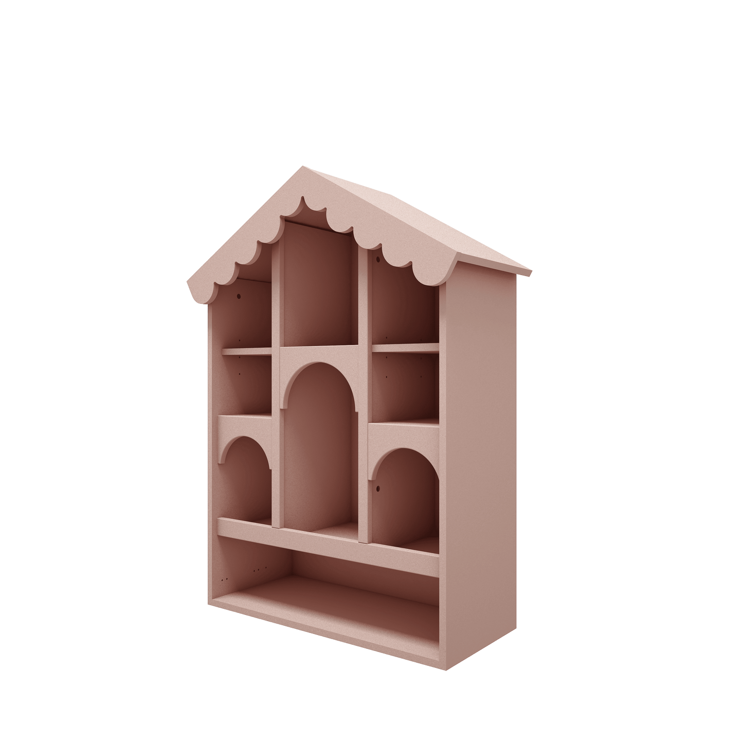 Wood Luck Design, Dollhouse, Pink