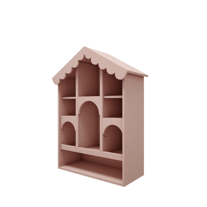 Wood Luck Design, Dollhouse, Pink