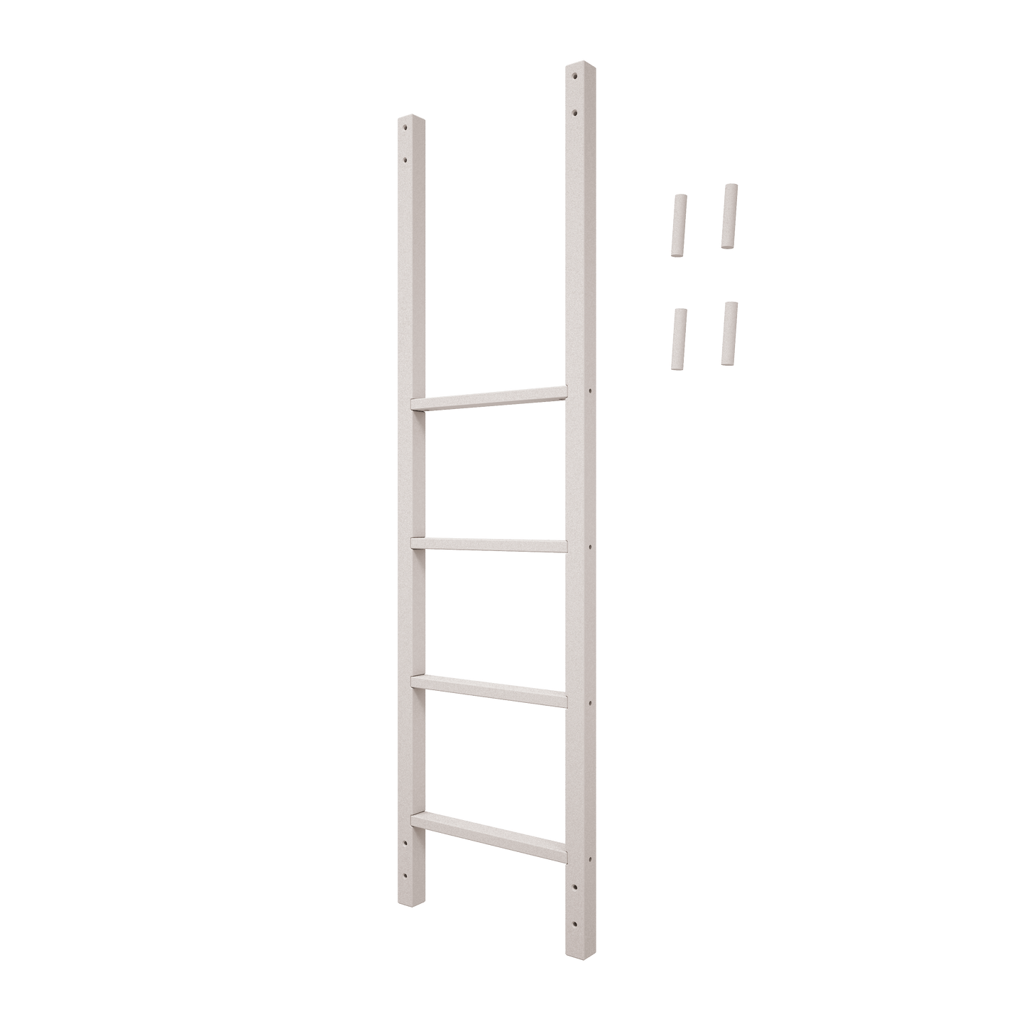 Wood Luck Design, Bunk Bed Conversion Set, Babushka White