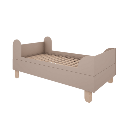 Wood Luck Design, Juniorisänky 80x160 cm, Basic Truffle