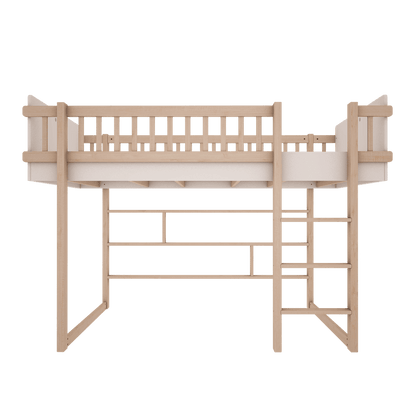 Wood Luck Design, Loftsäng, Basic Vit