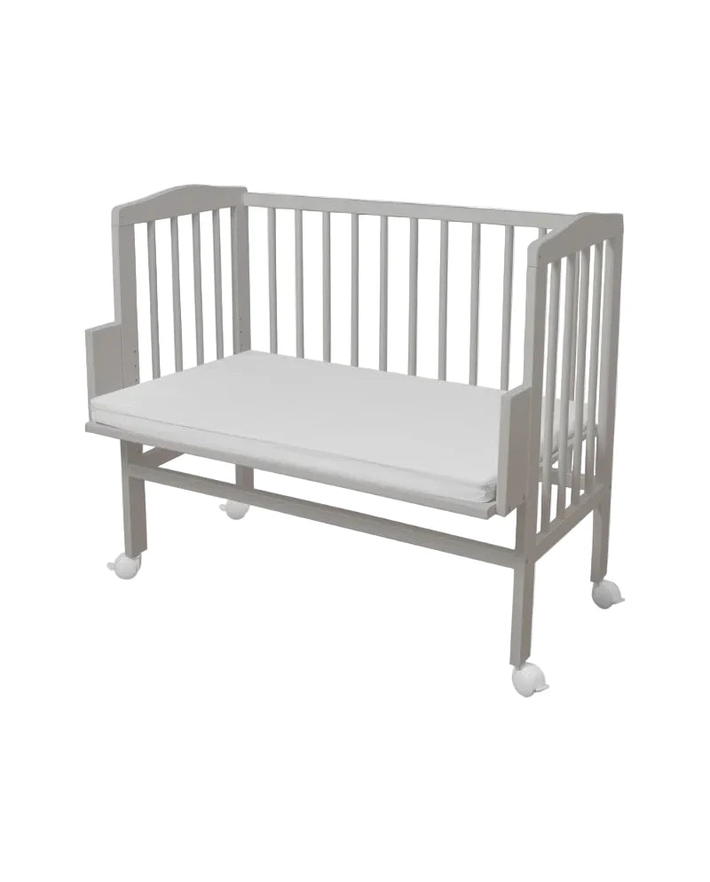 Waldin, Kehto 2-in-1 + Patja, Grey