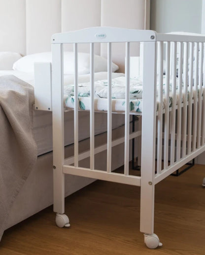 Waldin, Kehto 2-in-1 + Patja, White