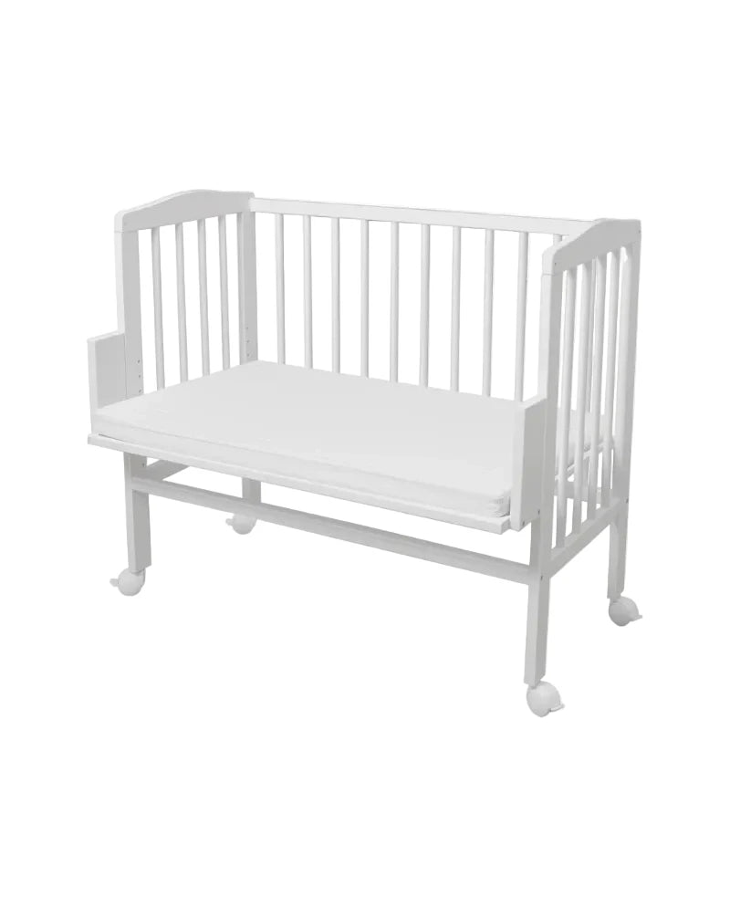 Waldin, Kehto 2-in-1 + Patja, White