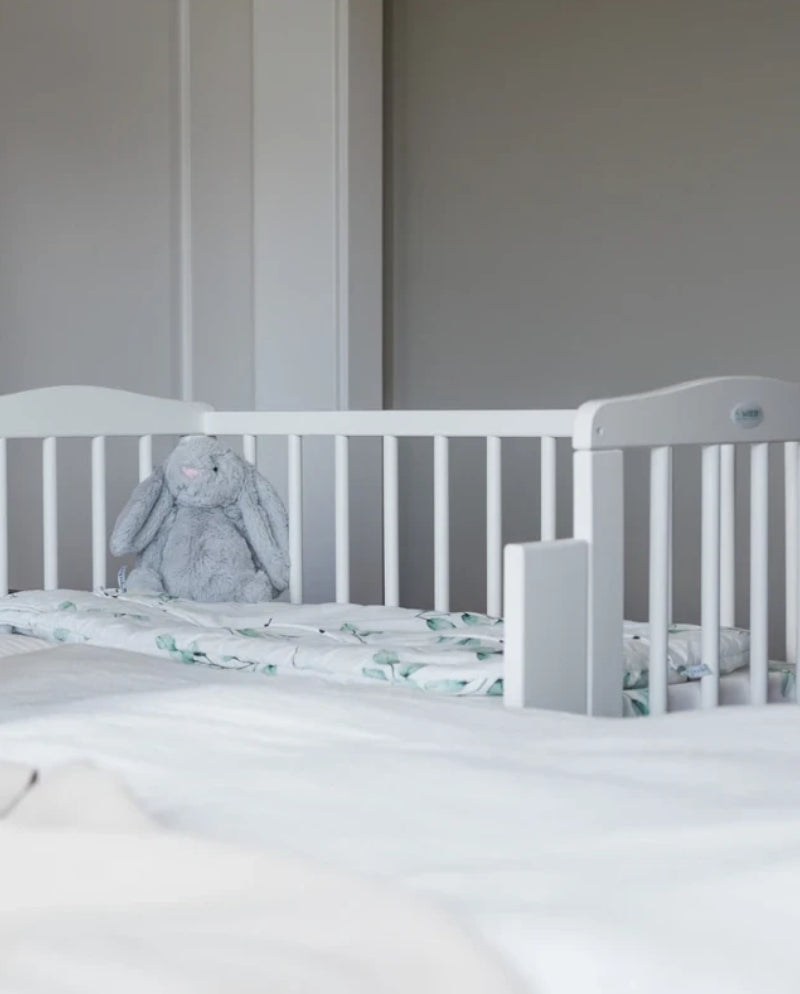 Waldin, Kehto 2-in-1 + Patja, White