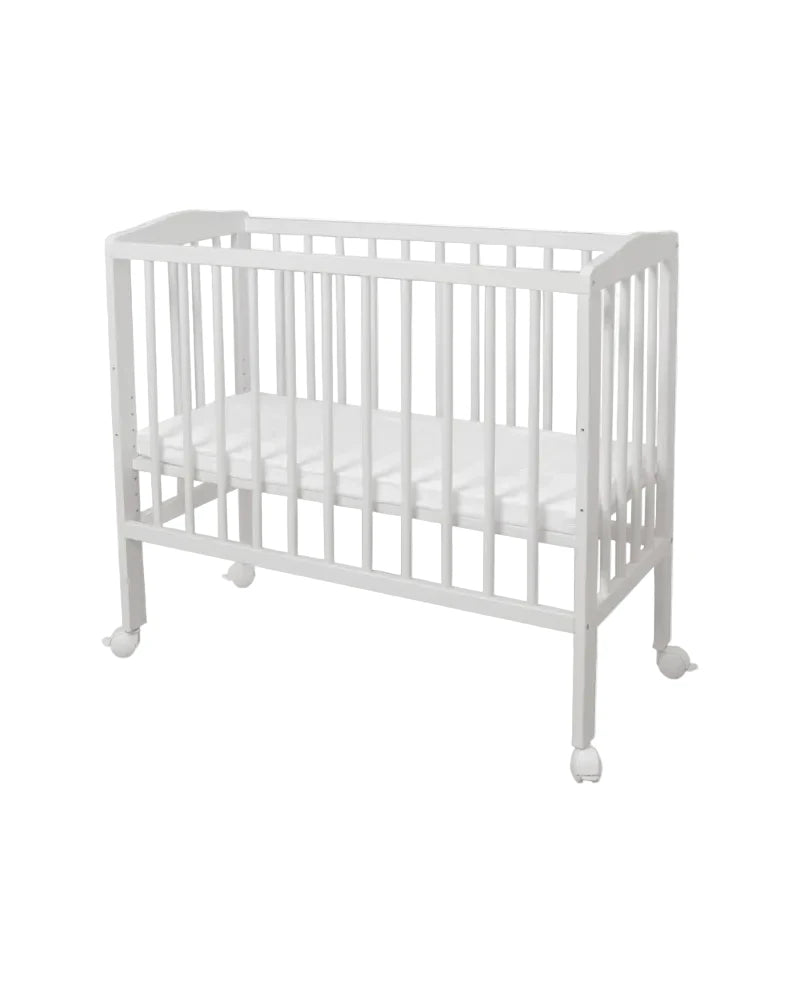 Waldin, Kehto 2-in-1 + Patja, White
