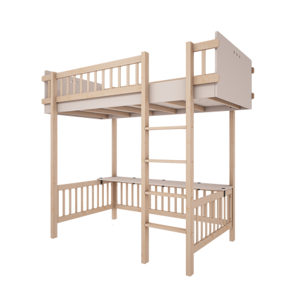 Wood Luck Design, Loftsäng, Basic Cashmere