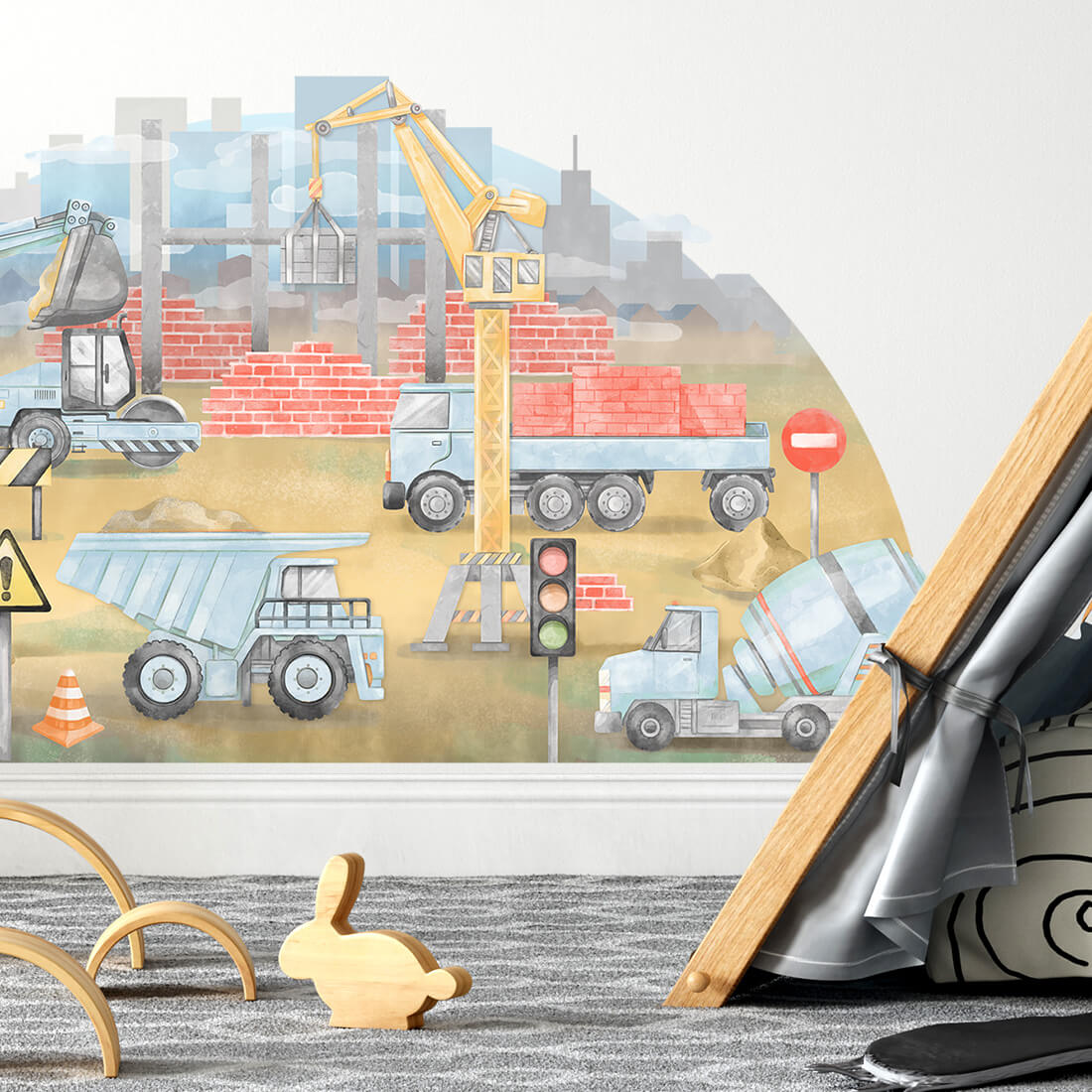Pastelowe Love, Seinätarra XL, Työmaa