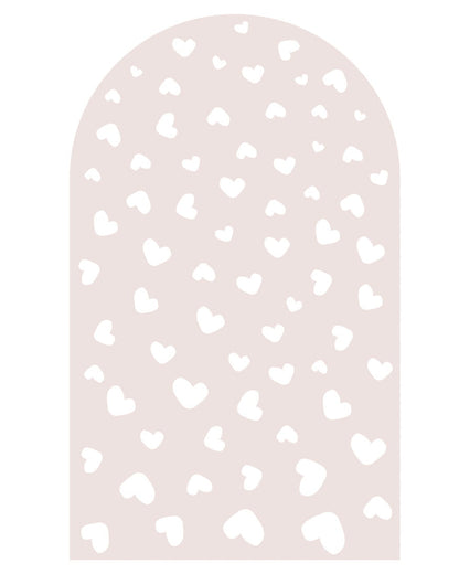 Pastelowelove, Seinätarra Kaari, Dusty Pink Hearts
