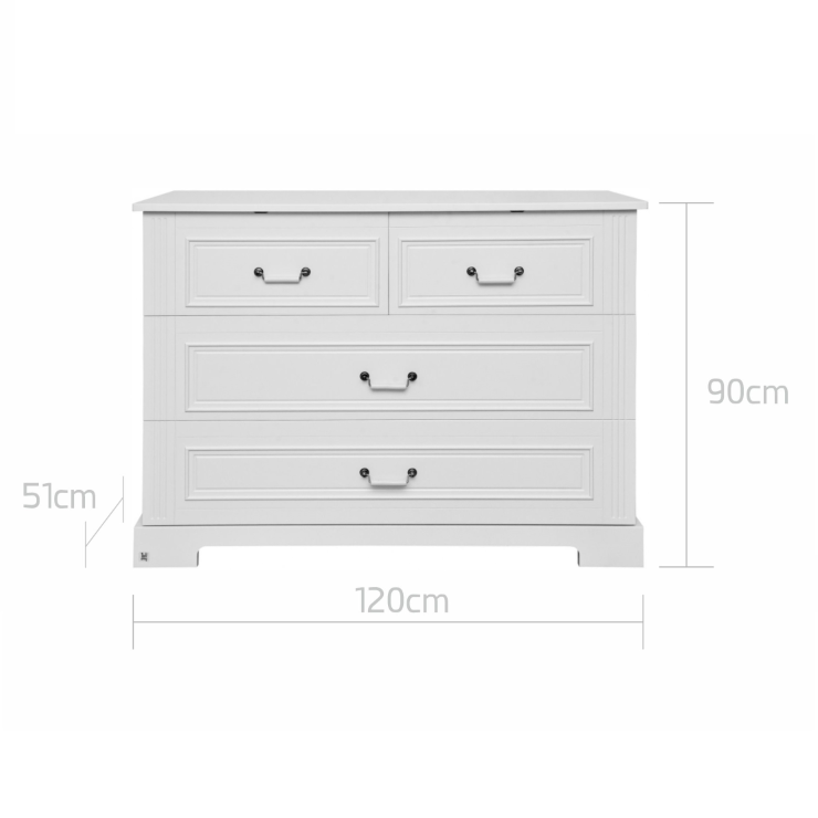 Bellamy, Ines, Lipasto 4-laatikkoa, White