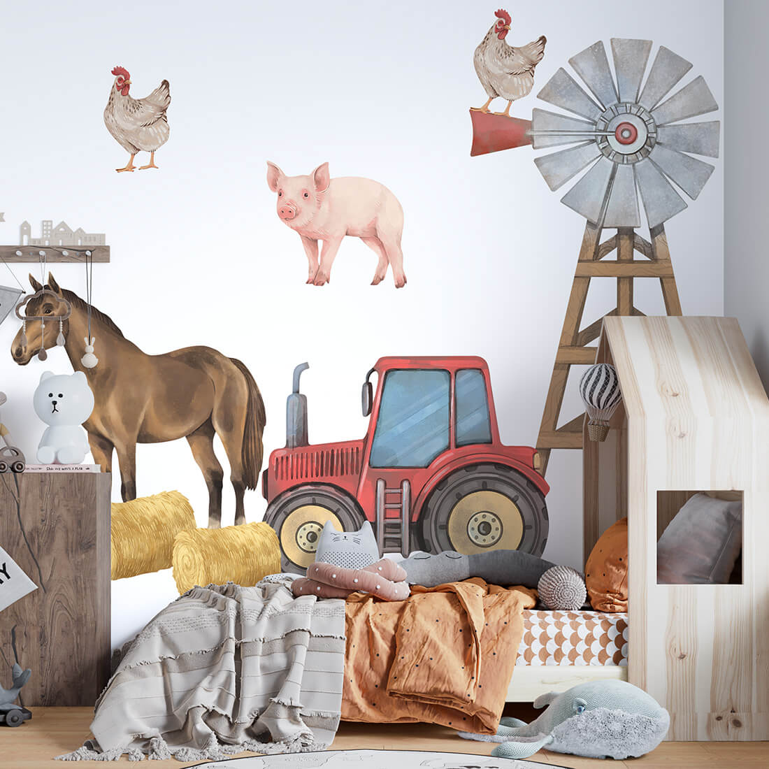 Pastelowe Love, Seinätarra Setti, Farm Animals 1