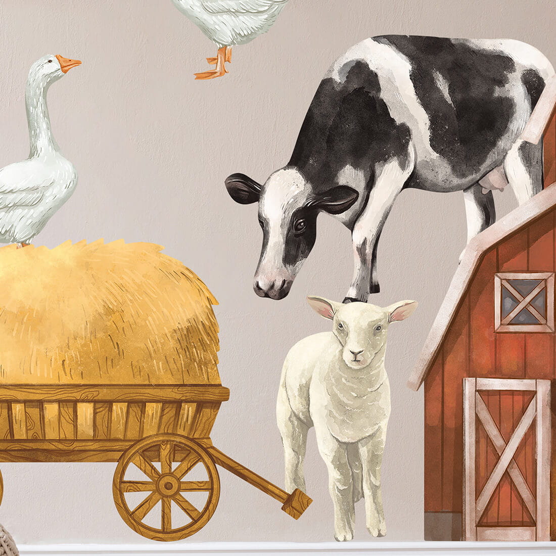 Pastelowe Love, Seinätarra Setti, Farm Animals 2