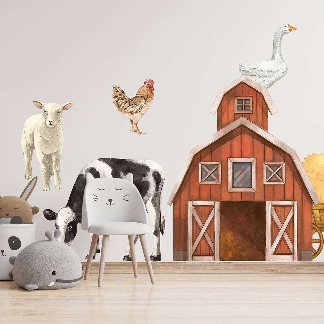 Pastelowe Love, Seinätarra Setti, Farm Animals 2