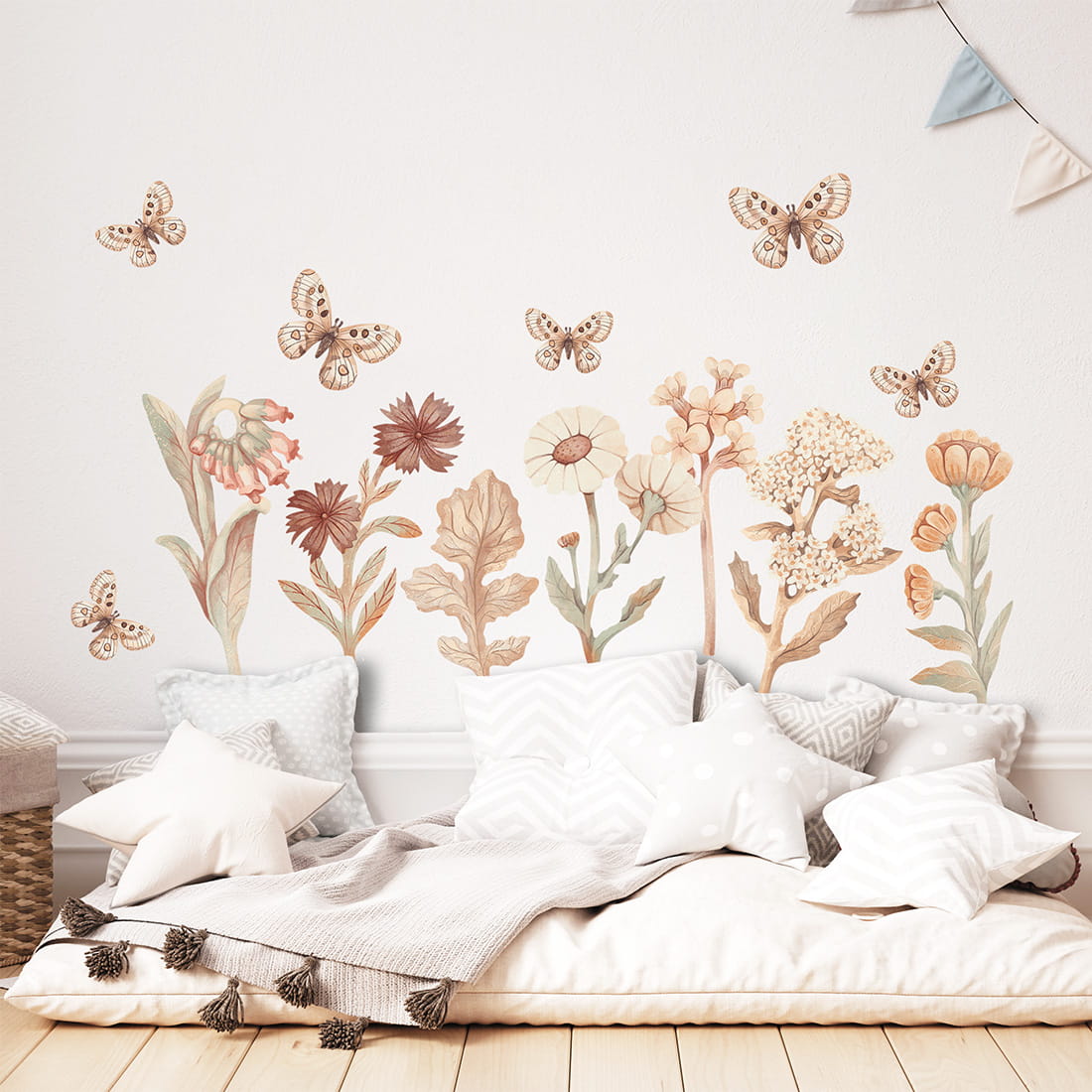 Pastelowe Love, Seinätarra Setti, Flowers Boho 1