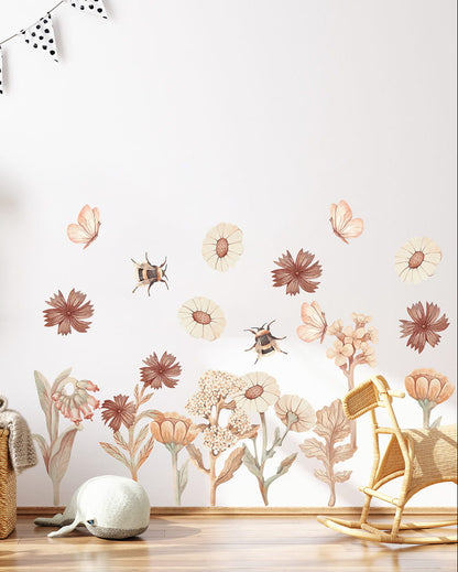 Pastelowe Love, Seinätarra Setti, Flowers Boho 2