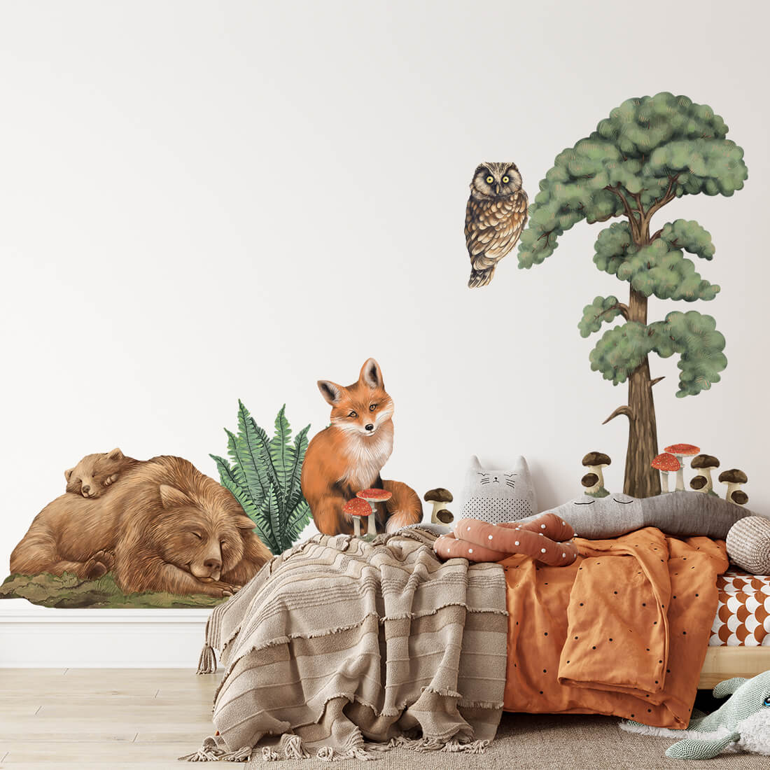 Pastelowe Love, Seinätarra Setti, Forest Animals 1