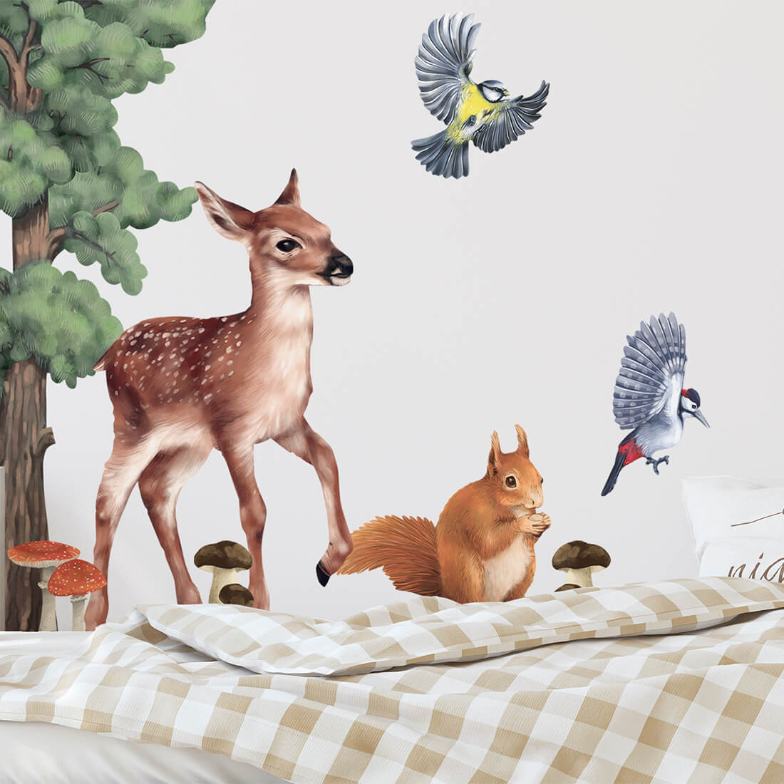 Pastelowe Love, Seinätarra Setti, Forest Animals 2