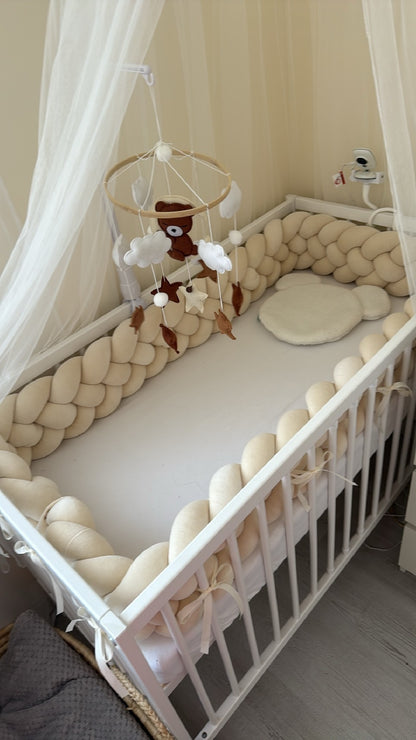 Reunapehmuste 4-nauhan Letti, Velvet Cream