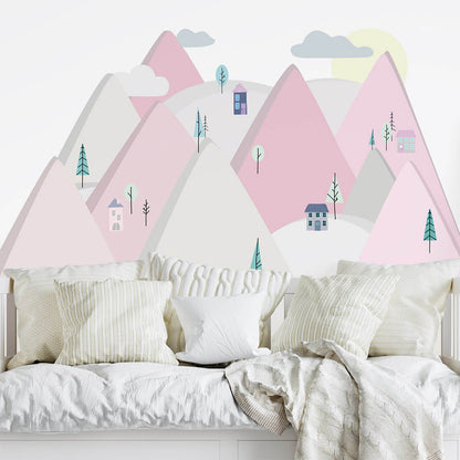 Pastel Love, Wall Decal, Blue Mountains
