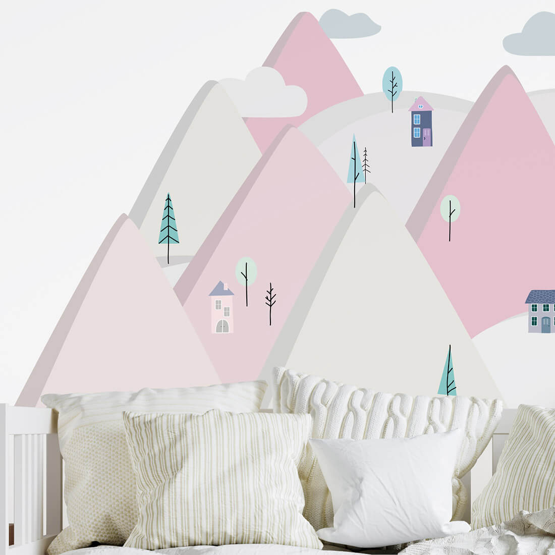 Pastel Love, Wall Decal, Blue Mountains