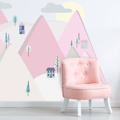 Pastel Love, Wall Decal, Blue Mountains