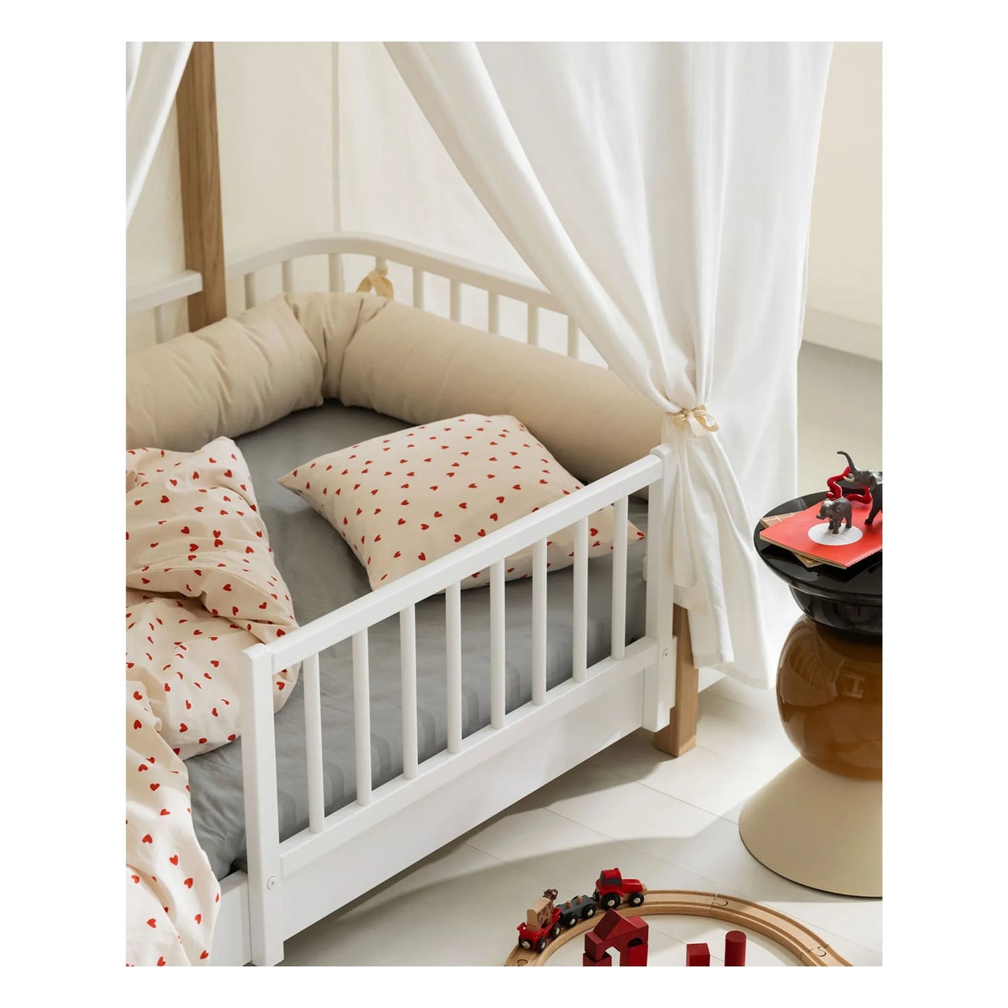 Oliver Furniture, Wood Mini+, Talosängyn Vuodekatos, Non-Transparent White