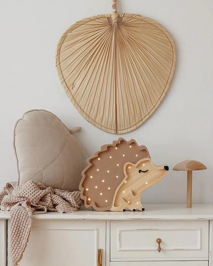 Little Lights Night Light, Hedgehog Autumn Brown