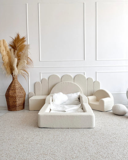 Monio, Seinäpaneeli 40X18cm, Boucle Cream