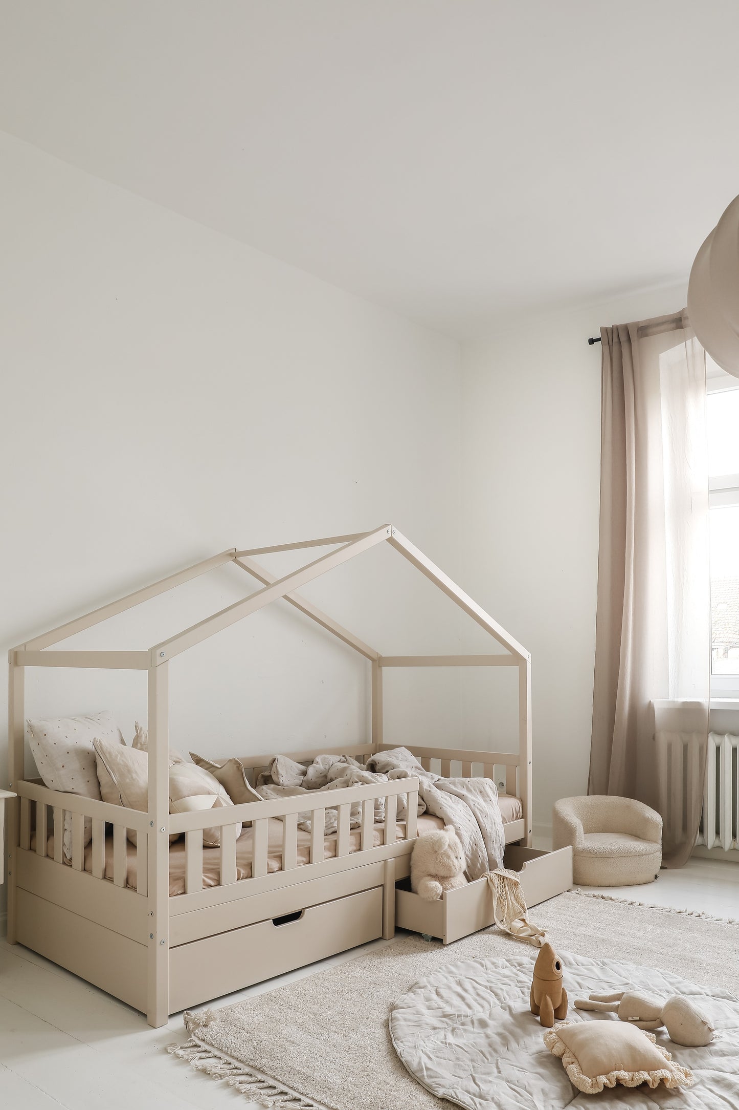 Inmondo, House bed Miyo-1, 90х190cm, Various colors