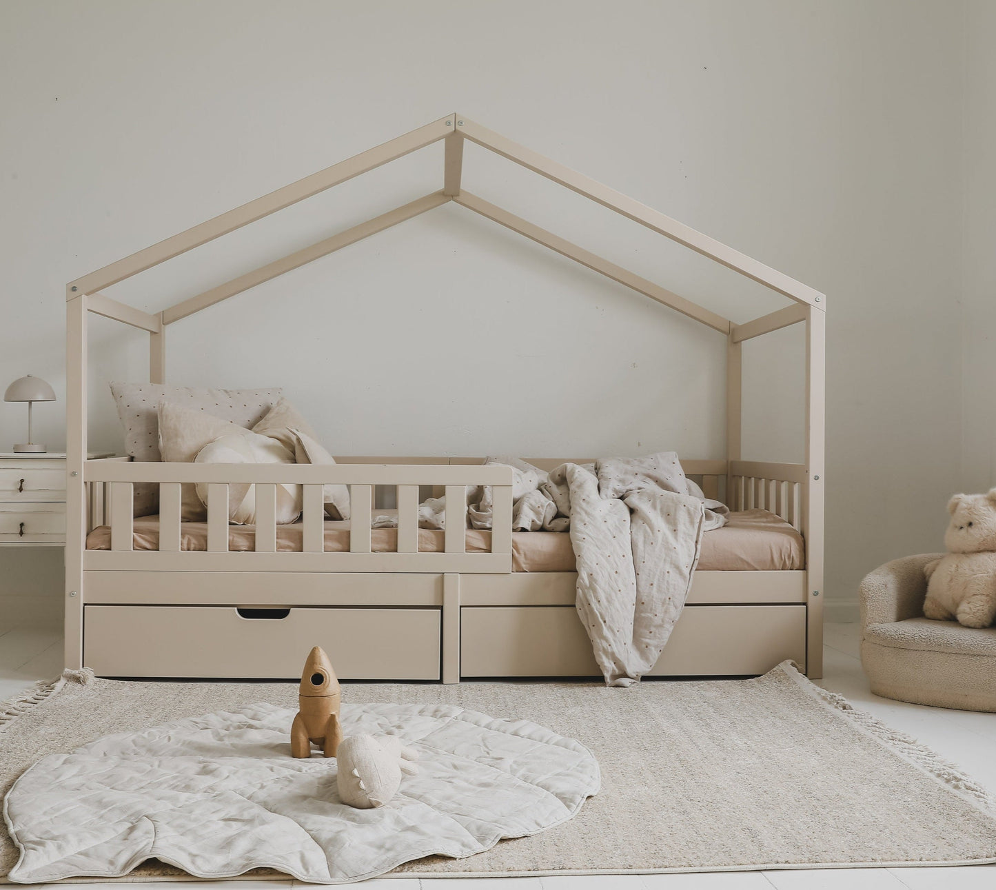 Inmondo, House bed Miyo-1, 90х190cm, Various colors