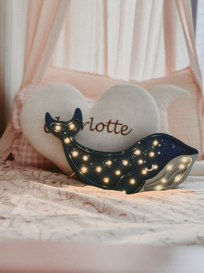 Little Lights Night Light, Whale Galaxy Teal