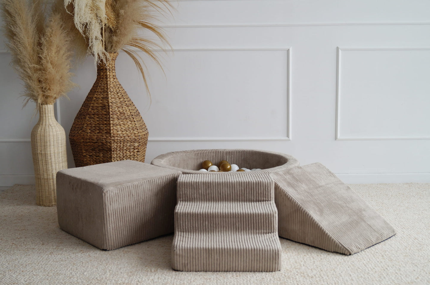 Leikkimoduuli + Pallomeri, Beige