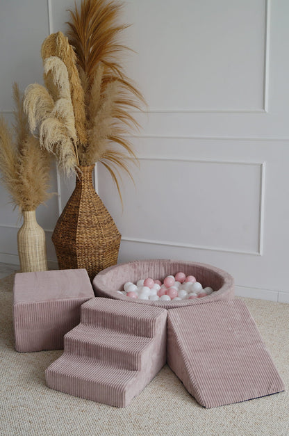 Leikkimoduuli + Pallomeri, Dirty Pink