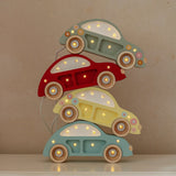 Little Lights Yövalo, Beetle Car Mini, 3 Väriä