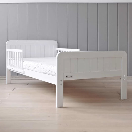 Woodies, Country Junior bed 70x140 cm, White