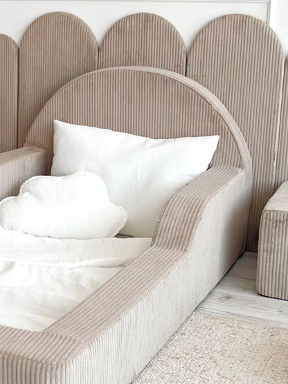 Monio, Montessori Juniorisänky&Patja 70 x 140, Velvet Beige
