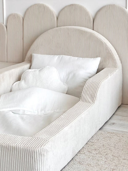 Monio, Montessori Juniorisänky&Patja 70 x 140, Velvet Cream