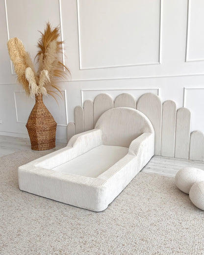 Monio, Montessori Juniorisänky&Patja 70 x 140, Velvet Cream