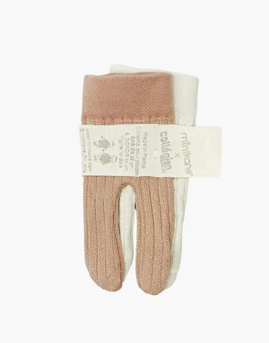 Minikane, Tights, Bois de Rose Lurex