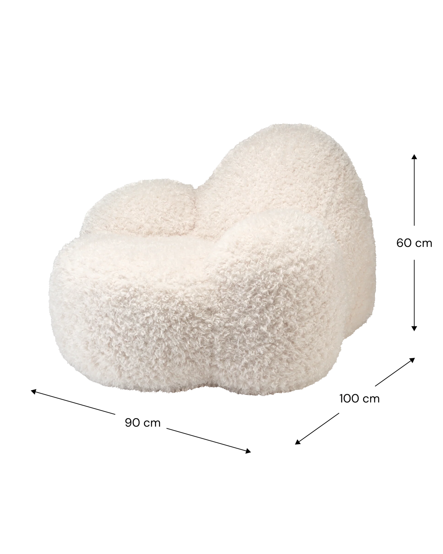 Wigiwama Teen, Säkkituoli, Cream Momo