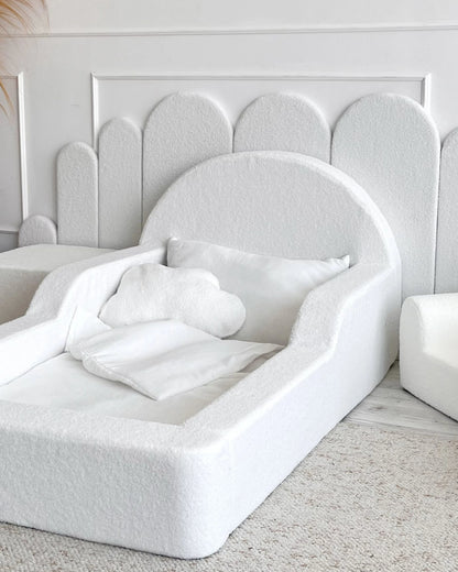 Monio, Montessori Juniorisänky&Patja 70 x 140, White