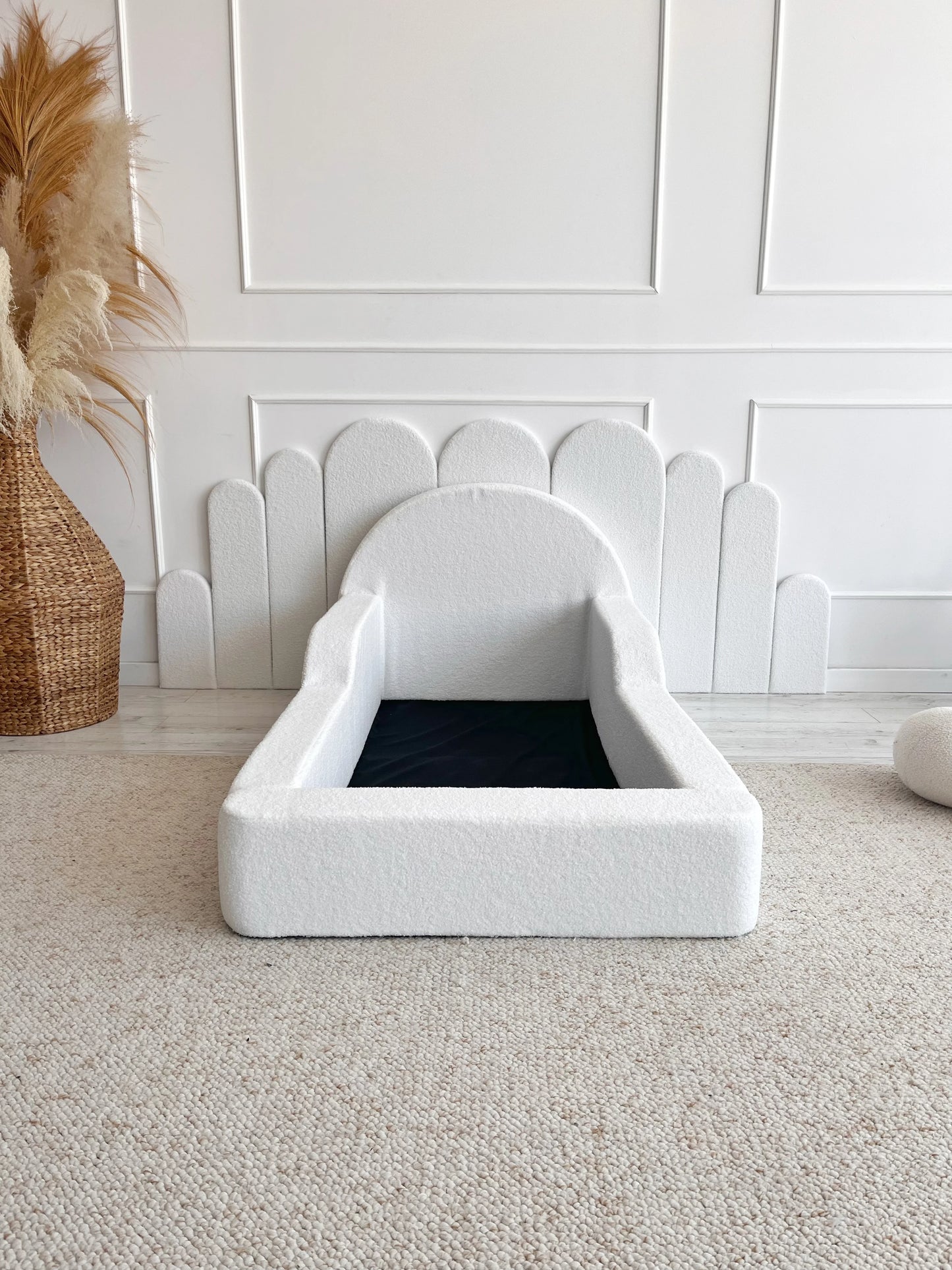 Monio, Montessori Juniorisänky&Patja 70 x 140, White