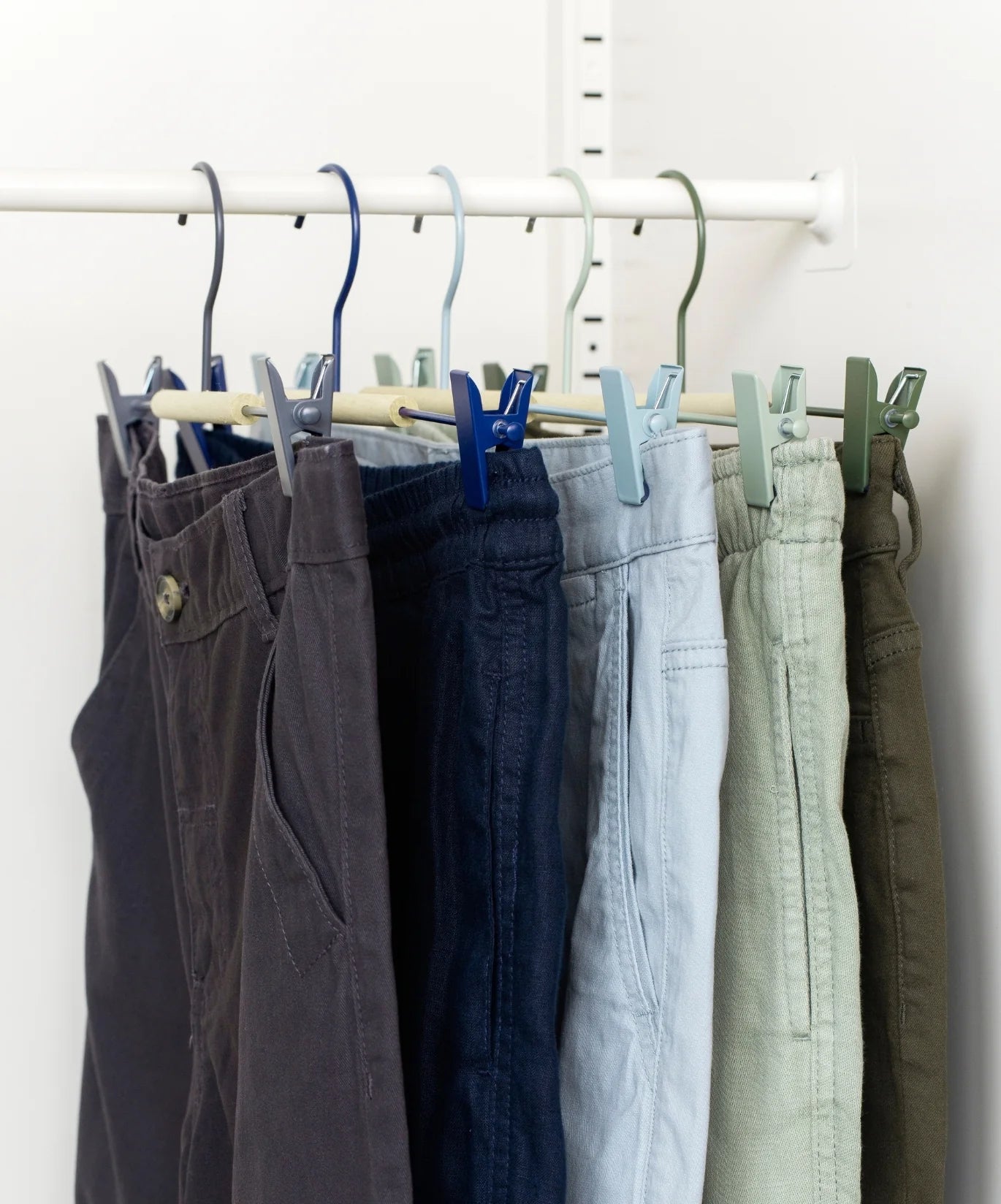 Senapsgjorda galgar med clips, 5 st (olika färger)