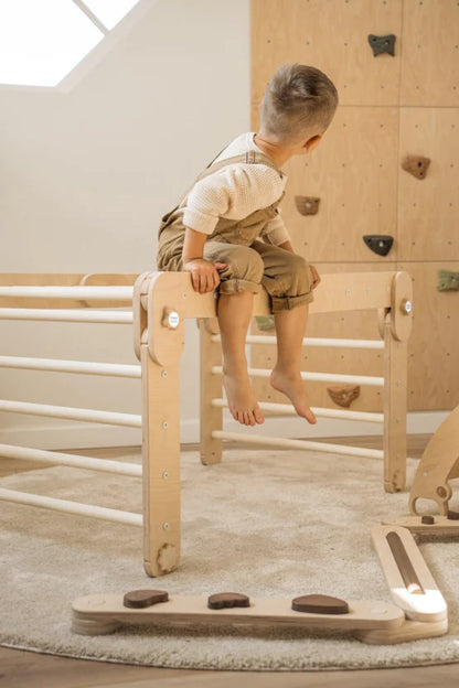 Climber, Climbing Set, Natural