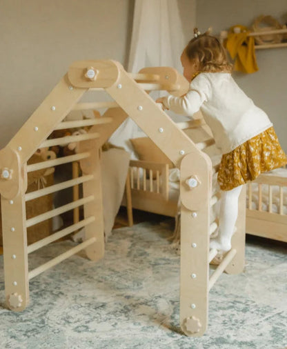 Climber, Climbing Set, Natural