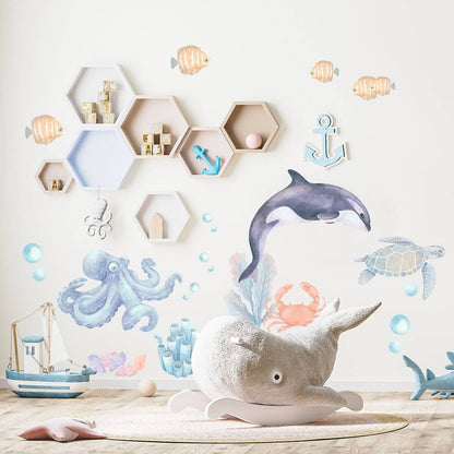 Pastelowe Love, Seinätarra Setti, Ocean Animals 2