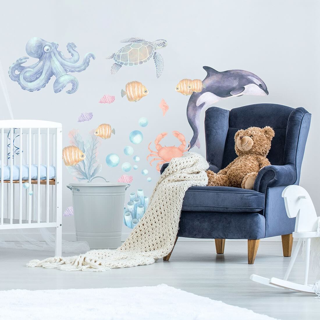 Pastelowe Love, Seinätarra Setti, Ocean Animals 2