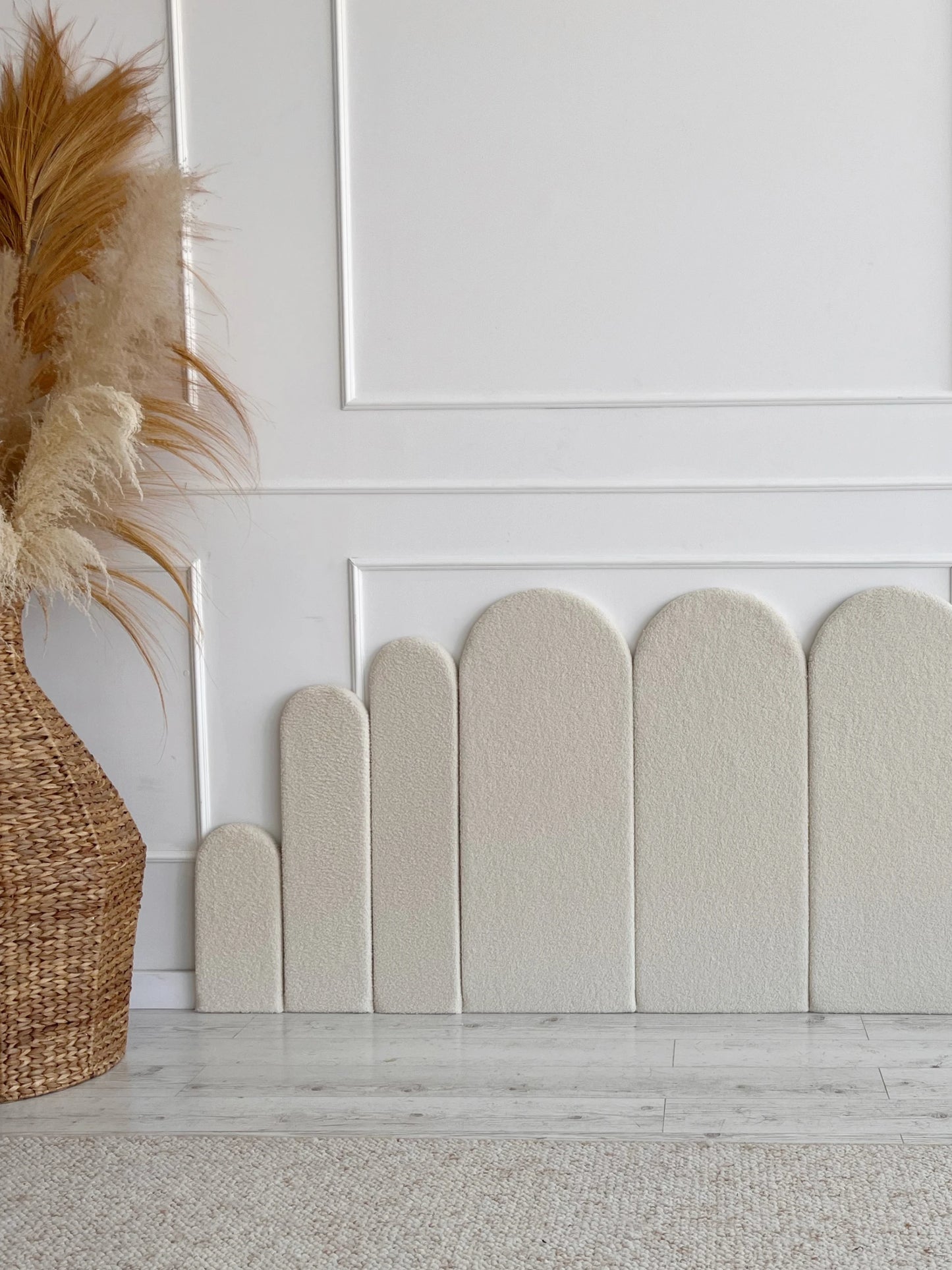 Monio, Seinäpaneeli 90X36cm, Boucle Cream
